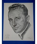 Bing Crosby Academy Award Oscar Portrait Print Vintage 1962 Volpe Going ... - $227.89 MXN
