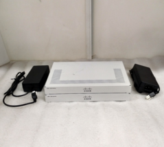 2x Cisco ISR1100-6G 6-Port Gigabit Integrated Services Router W/ Power A... - $316.80