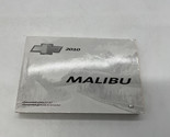 2010 Chevrolet Malibu Owners Manual Handbook OEM F04B36011 - £28.66 GBP