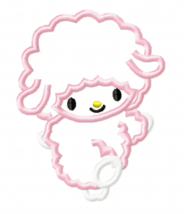 My Little Piano Sheep Hello Kitty Machine Embroidery Applique Design  - £3.16 GBP