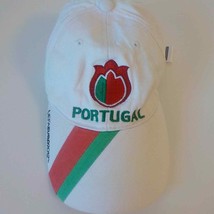 Vtg Uefa Euro Poland Ukraine 2012 Soccer Football White Portugal Cap Hat - £14.01 GBP