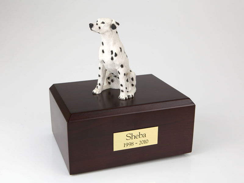 Dalmatian Pet Funeral Cremation Urn Available in 3 Different Colors &amp; 4 ... - $169.99+