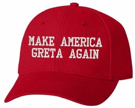 MAKE AMERICA GRETA AGAIN Sportsman AH-30 Adjustable Embroidered Hat - £17.13 GBP