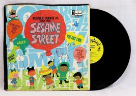 VINTAGE 1970 Disneyland Sesame Street Rubber Dukie LP Vinyl Record Album DQ1334 - £15.61 GBP