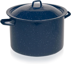 IMUSA 6.0Qt Enamel Stock Pot, Blue - $16.57