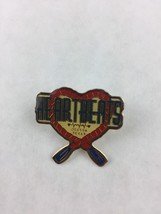 Heartbeats Odessa Texas Heart Rope Collectible Souvenir Pin 1 1/8&quot; x 1&quot; - £11.03 GBP