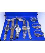 Mixed Lot Of 11 Watches Various Brands, Styles Working &amp; Non Working For... - $33.85 CAD