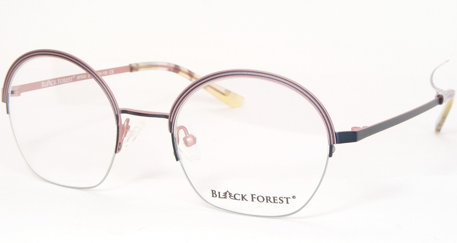 Bosque Negro Por Marion Ramm BF045 E Rosa-Rosa /Negro Gafas Únicas 49-20... - $136.66
