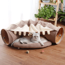 Feline Funhouse Interactive Cat Tunnel - Portable Play Toy For Cats, Rabbits, An - £59.29 GBP
