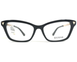 GUESS Occhiali da Sole Montature GU2797-S 001 Nero Oro Occhio di Gatto S... - $46.25
