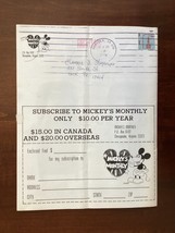 Mickey&#39;s Monthly - June 1978 - Unauthorized Walt Disney Fanzine - Toys &amp; Books - £15.73 GBP