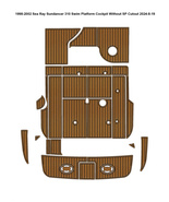 1998-2002 Sea Ray Sundancer 310 Swim Platform Cockpit Pad Boat EVA Teak ... - $1,399.00