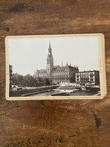 Vintage Cabinet Card. Hamburg City Hall, Germany 1899. - $59.35