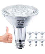 6 PACK PAR30 Long Neck Bulbs 60W Dimmable 3000K Warm White E26 medium Ba - $559.03 MXN