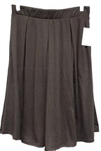 NEW LuLaRoe Medium SOLID DARK CHOCOLATE BROWN Knit Madison Pocket Skirt - $31.67