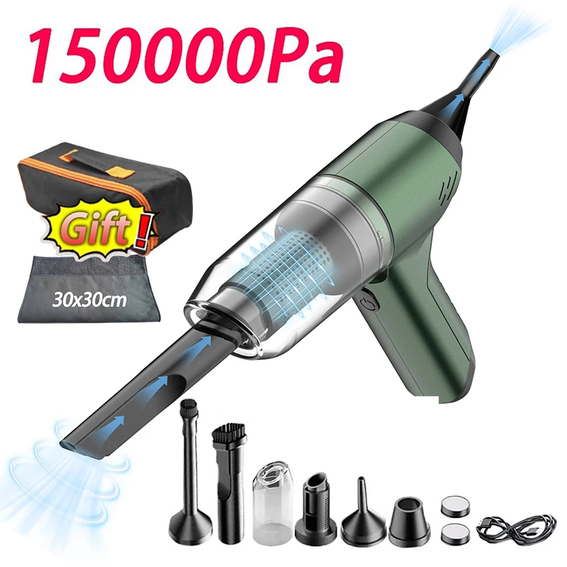 3 In 1 Handheld Car Vacuum Cleaner For Home Car Cleaning Tool Strong Suction and - £19.96 GBP+