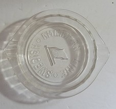 Vtg Swedish American Line Clear Glass Ashtray Ash Tray Trinket Keys Catch-all - £14.79 GBP