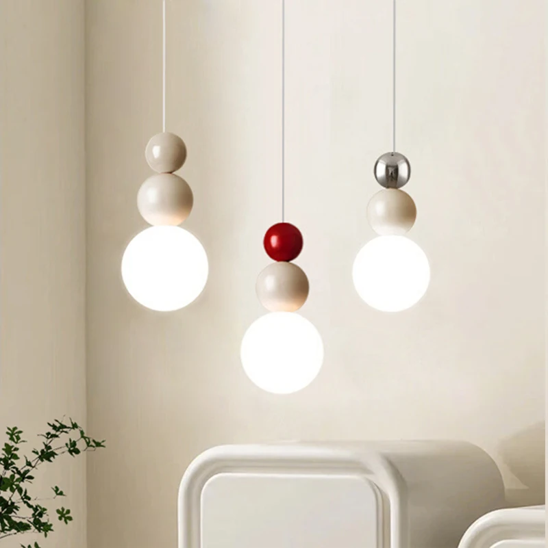 Nordic Pendant Light LED Macaroon Hanging Lamps For Ceiling Bedroom Bedside - $28.56+
