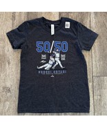 Shohei Ohtani 50 50 Steals Home Runs LA Baseball Star Youth T-Shirt Size... - £12.86 GBP