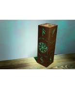 Vegvisir Symbol Night Lamp | Tree Of Life Shadow Lamp | Nordic Viking St... - $39.80