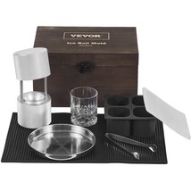 VEVOR Ice Ball Press Kit, Aircraft Al Alloy Ice Press with Ice Block Mol... - $154.99