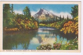 Alberta Postcard Mt Rundle 9665 Ft Banff National Park - £1.71 GBP