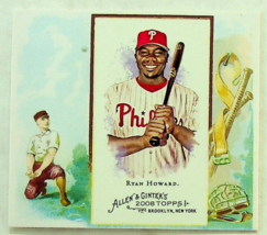 2008 Topps Allen and Ginter N43 Ryan Howard #N43-RH Baseball Card with Wrapper - $11.29