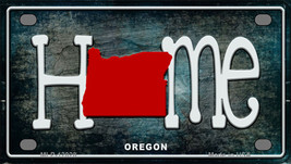 Oregon Home State Outline Novelty Mini Metal License Plate Tag - $14.95