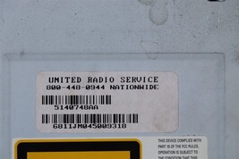 Chrysler rossfire Navigation CD Player Radio A1938200386 ZH29 BE6812 *FOR PARTS image 9