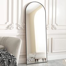 65&quot;x22&quot; Arched Full Length Mirror Free Standing Leaning Mirror Hanging Mounted M - £127.69 GBP