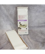 Vintage Tops 3-7/8&quot; x 1-7/16&quot;  Labels 71651 Dot Matrix Printer Red Borde... - $37.51 CAD
