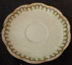 Antique China Haviland &amp; Co. Limoges Saucer - OLD - Embossed Pattern - PRETTY - £8.03 GBP