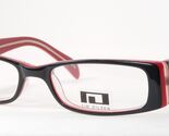 TIM DILSEN TD223 Black /Red UNIQUE RARE EYEGLASSES GLASSES FRAME 49-17-1... - $54.45