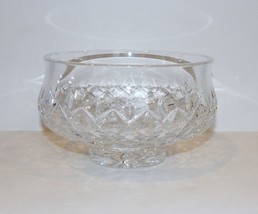 LOVELY VINTAGE WATERFORD CRYSTAL INCREDIBLE CUT 7 1/4&quot; W x 4 3/4&quot; T FOOT... - £80.27 GBP