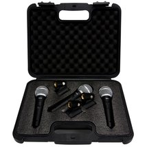 Talent DM3PAK Dynamic Ultravoice Cardioid Vocal Microphones 3-Pack with ... - £39.11 GBP