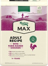 Nutro Max Adult Dry Dog Food with Farm-Raised Chicken, 36 lb. Bag - $73.59