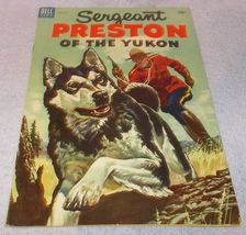 Golden Age Dell Comic Book Sergeant Preston of the Yukon No 8 August 195... - £11.92 GBP