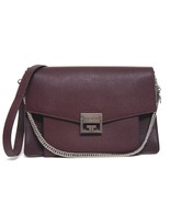 New Givenchy Gv3 Aubergine Medium Goat Leather Shoulder Bag - $1,762.04