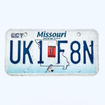2017 United States Missouri Show Me State Base License Plate UK1 F8N - £13.91 GBP