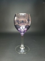 1 Luminarc France Purple Iridescent Optic Ribbed Wine Glasses Goblets - £6.84 GBP