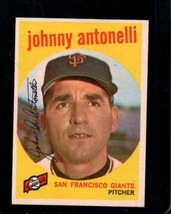 1959 Topps #377 Johnny Antonelli Exmt Giants *X102936 - £4.24 GBP