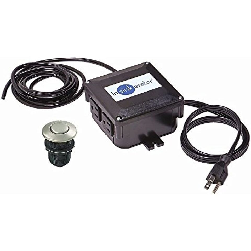 InSinkErator STS-OOSN SinkTop Satin Nickel Button Dual Outlet Switch - $105.01