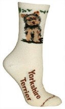 Adult Socks Yorkshire Terrier Dog Breed Natural Size Medium Made In Usa - £7.98 GBP