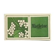 Bluegate Candle Company Mistletoe Scented Candle Vintage Brochure Label ... - $7.99