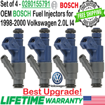 Bosch x4 OEM Best Upgrade Fuel Injectors for 1998-2000 Volkswagen Beetle 2.0L I4 - $131.66