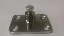 Side Mount Plate 4 Hole 316 Stainless Steel - Marine Top Quality - £9.30 GBP