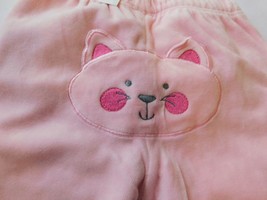 The Children&#39;s Place Baby Girl&#39;s Pants Bottoms Velour Kitty Face on Butt NWT NEW - £10.27 GBP