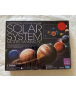 3D Glow-in-the-Dark Solar System Model Making Kit 4M-Sealed-NEW! - $497.59 MXN