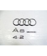 11 Audi A8 D4 Emblem, Rear Trunk Lid Badge A8 4.2 - $24.99