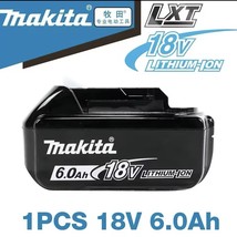 1pcs Makita 6Ah 18V Lithium Battery for BL1840 BL1850 BL1830 BL1860B LXT... - $58.36